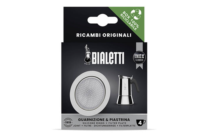1 joint + 1 filtre de remplacement pour cafetière Bialetti 4 tasses