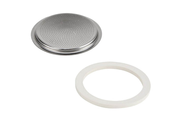 1 joint + 1 filtre de remplacement pour cafetière Bialetti 4 tasses