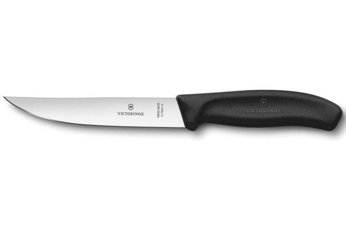 6 Couteaux à steak Gaucho lame 14cm manche noir Victorinox 6.7903.14