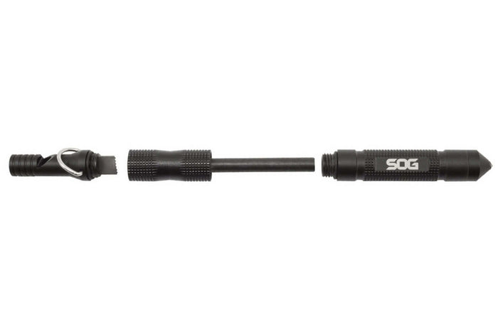Allume-feu SOG Flint SGFT1001 3 en 1 avec sifflet de sécurité + brise-vitre