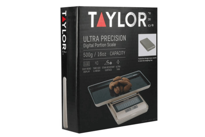 Balance de cuisine de précision Taylor Pro en acier inoxydable capacité 500g