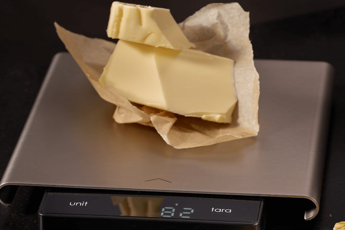 Balance de cuisine numérique Rösle avec mécanisme coulissant