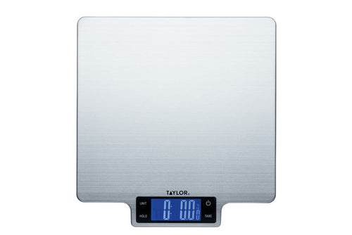 Balance de cuisine numérique Taylor Pro en acier inoxydable capacité 10kg