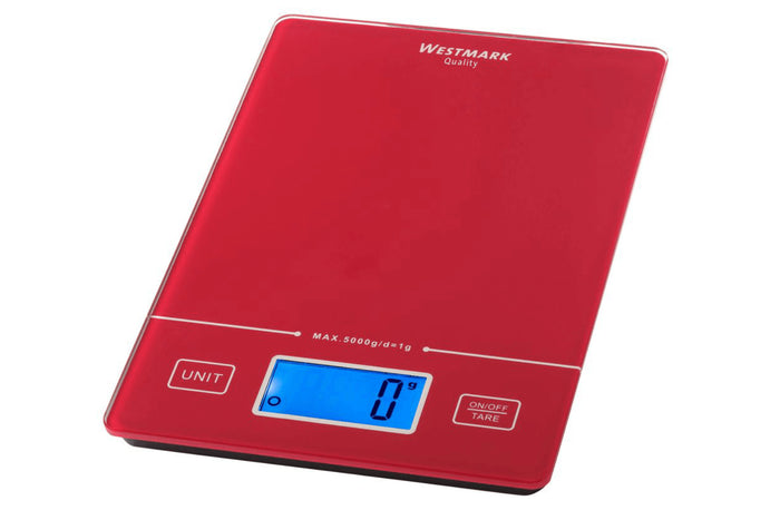 Balance de cuisine numérique Westmark Functiona surface en verre 22 x 15,3 x 2cm