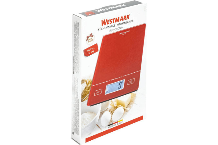 Balance de cuisine numérique Westmark Functiona surface en verre 22 x 15,3 x 2cm