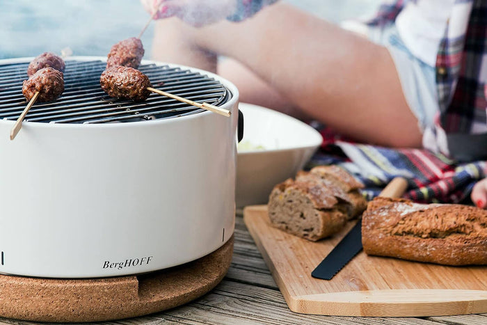 Barbecue de table Berghoff Leo blanc nomade ø35cm