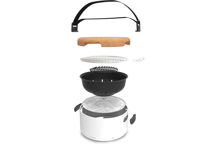 Barbecue de table Berghoff Leo blanc nomade ø35cm