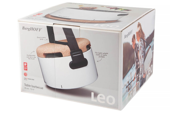Barbecue de table Berghoff Leo blanc nomade ø35cm