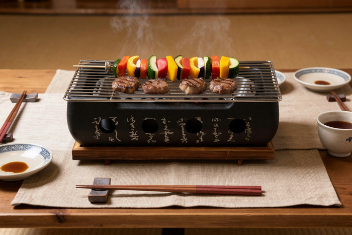 Barbecue de table Wusaki style japonais 34x17cm au charbon de bois