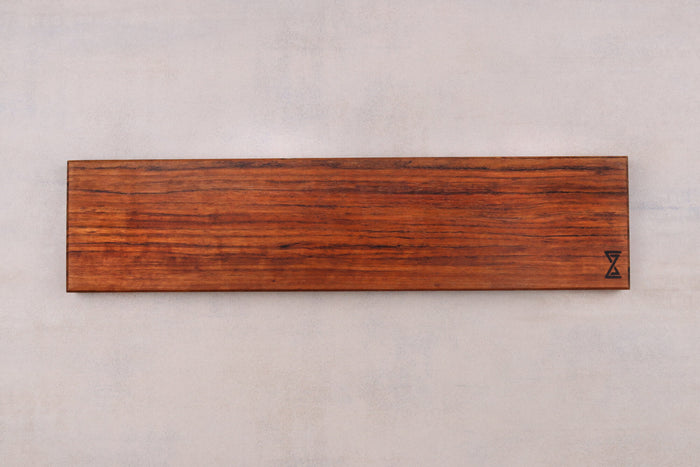 Barre aimantée artisanale Essences Creations en bois d'ovangkol ondé 42cm - 6 places - N°2