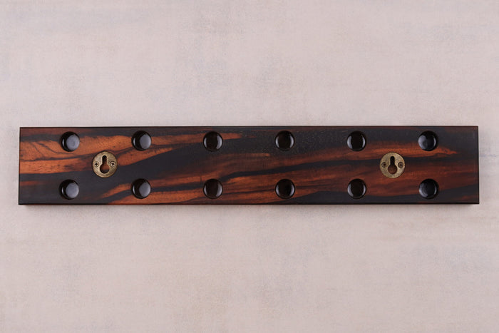 Barre aimantée artisanale Essences Creations en ébène de Macassar 45cm 6 places - N°5