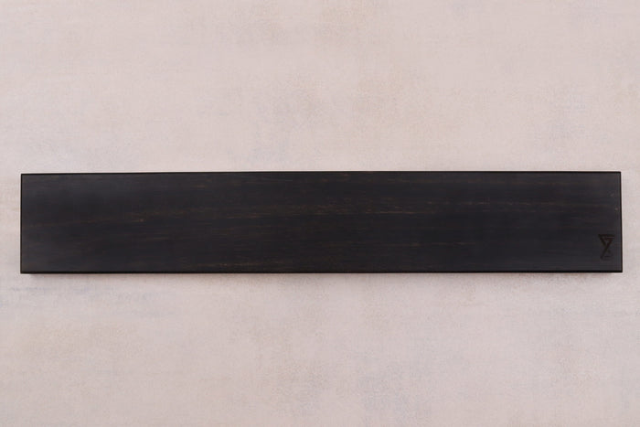 Barre aimantée artisanale Essences Creations en ébène du Gabon 45cm 6 places - N°1