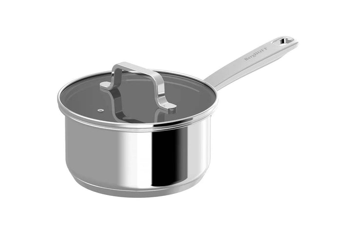 Batterie de cuisine 7 pièces Berghoff Dina Helix en acier inoxydable recyclé