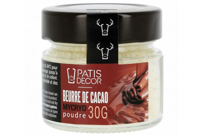 Beurre de cacao Mycryo Patisdécor en poudre 30g