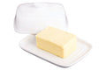 Beurrier KitchenCraft en porcelaine blanche 18cm