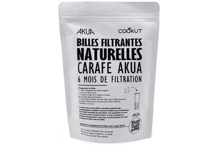 Billes filtrantes pour carafe Cookut Akua 600g