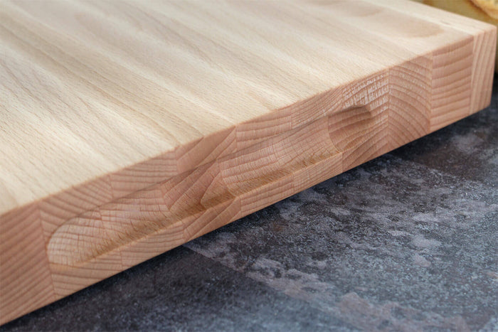Billot de cuisine Fukito en bois de hêtre certifié FSC - 45 x 30 x 4 cm