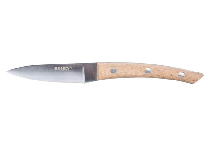 Bloc 5 couteaux de cuisine Homey's Bokträ manches en hêtre