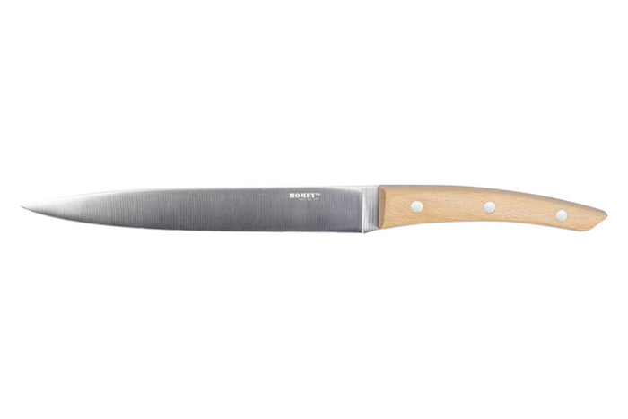 Bloc 5 couteaux de cuisine Homey's Bokträ manches en hêtre