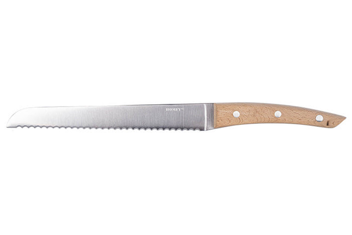Bloc 5 couteaux de cuisine Homey's Bokträ manches en hêtre