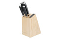 Bloc 5 couteaux Kitchen Aid Gourmet en bois de bouleau
