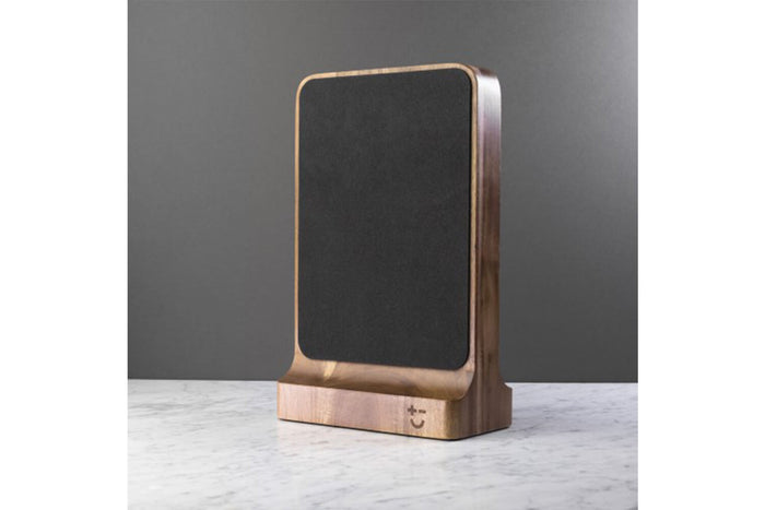 Bloc aimanté Bisbell en acacia soft touch pour 8 couteaux