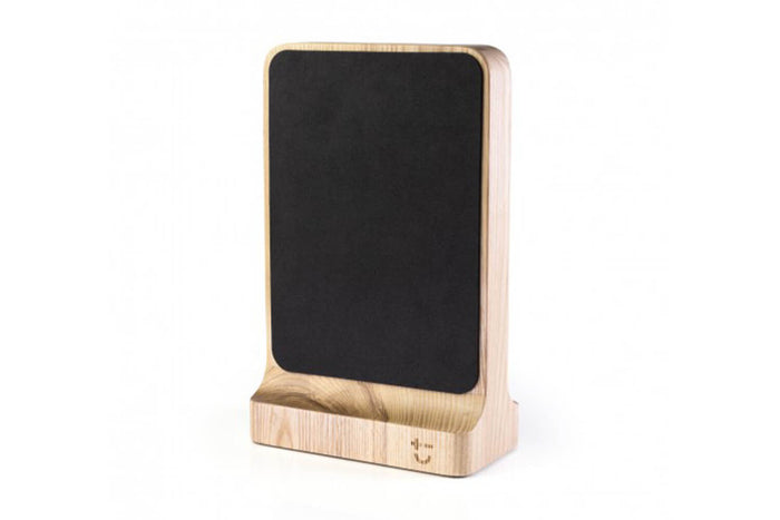 Bloc aimanté Bisbell en frêne soft touch pour 8 couteaux