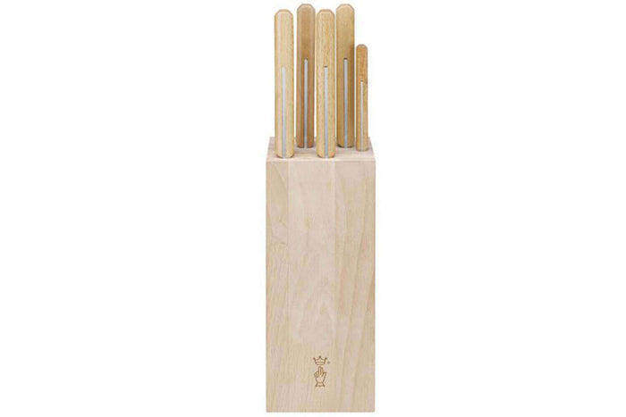 Bloc bois de hêtre 5 couteaux cuisine Opinel Parallèle