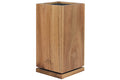 Bloc couteaux vide rotatif Cristel en bois d'acacia