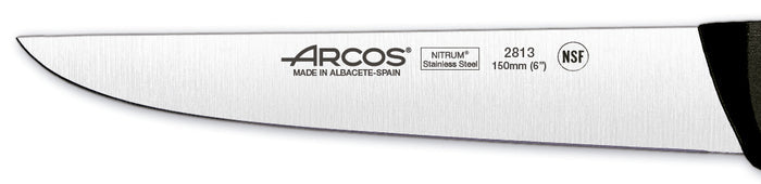 Bloc en noyer 5 couteaux Arcos UNIVERSAL lames acier inox NITRUM