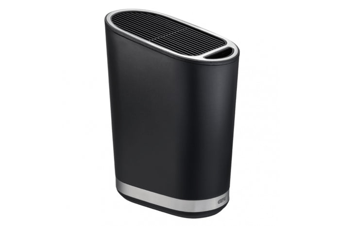 Bloc vide Gefu Smartline en polymère noir et inox 28 compartiments