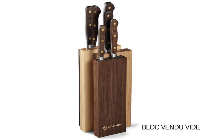 Bloc vide Wüsthof Crafter design chêne, érable et hêtre - 6 emplacements