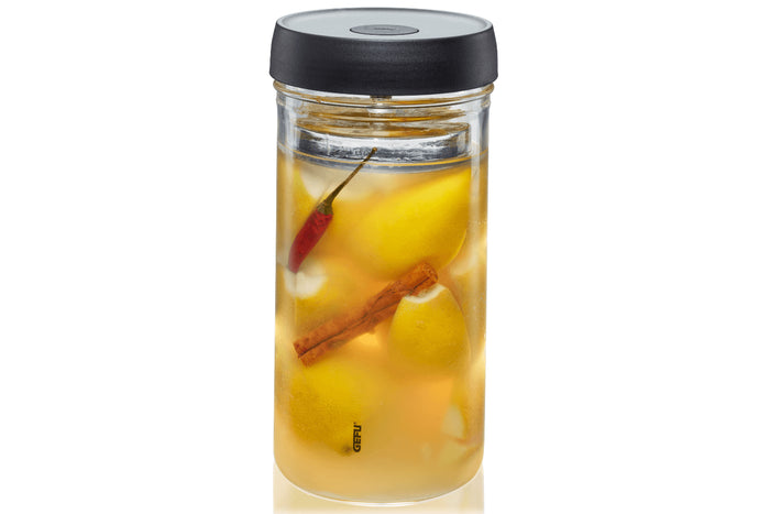 Bocal à fermenter Gefu Nativo 1,5L avec poids en verre