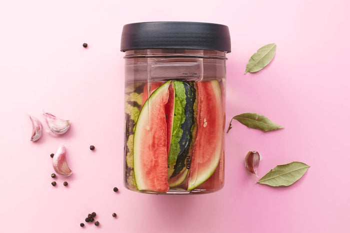 Bocal à fermenter Gefu Nativo 500ml avec poids en verre