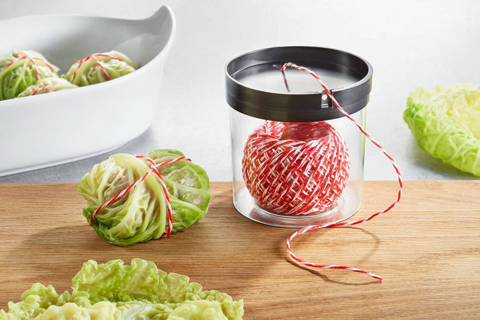 Boite à cordelette Gefu Filio + fil charcuterie