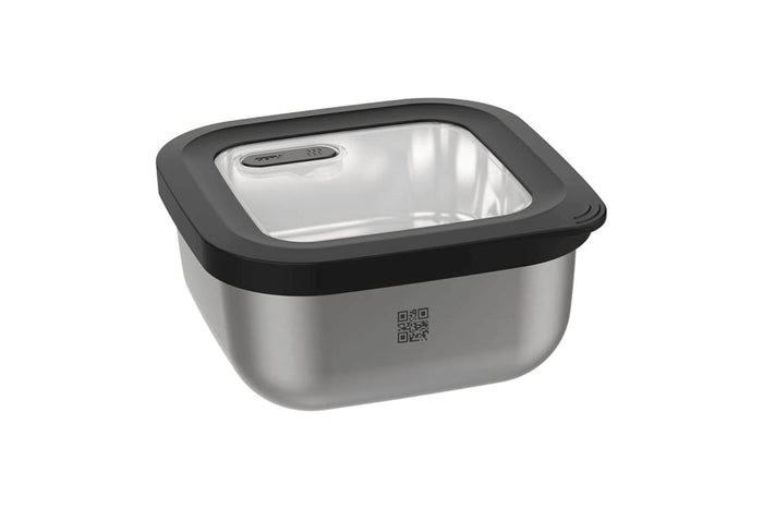 Boîte de conservation Gefu Provido carrée 400ml en acier inox