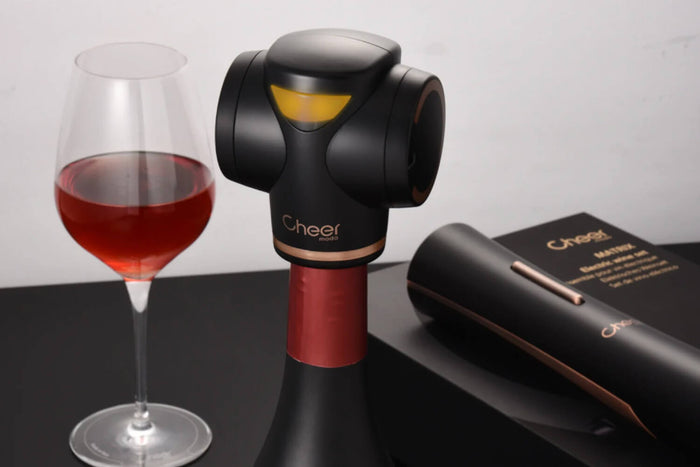Bouchon de conservation automatique Cheer Moda Trooper - Noir & Bronze