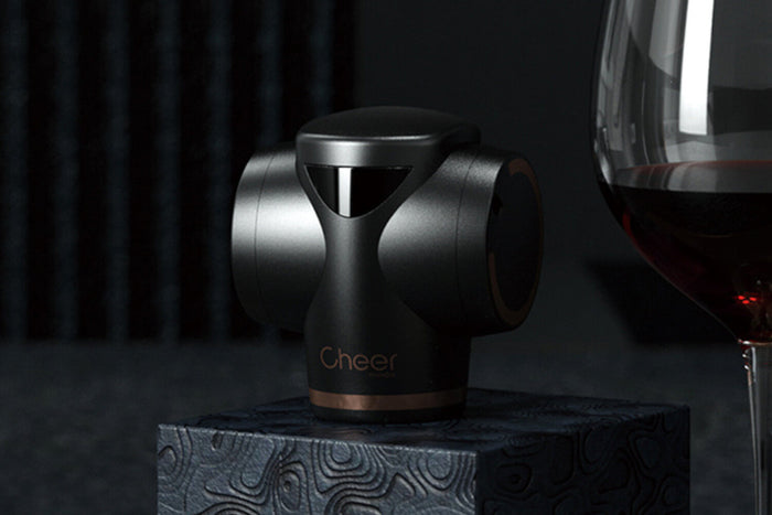 Bouchon de conservation automatique Cheer Moda Trooper - Noir & Bronze