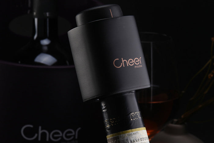 Bouchon de conservation Cheer Moda Peak - Noir & Bronze
