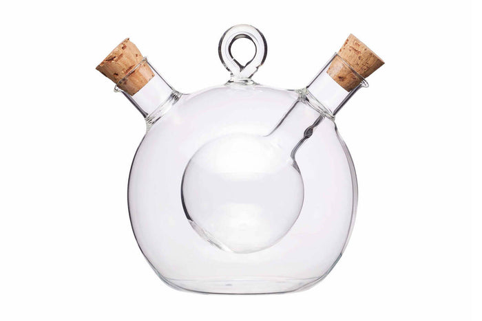 Bouteille huilier vinaigrier ronde 2 en 1 KitchenCraft