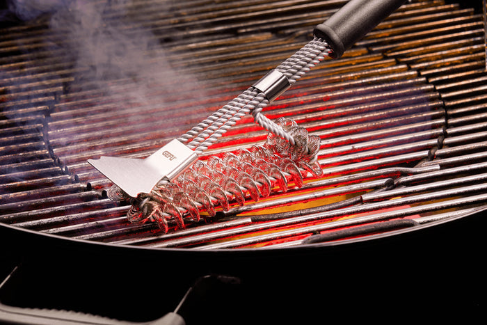Brosse à gril BBQ Gefu sans poils en fils d'acier