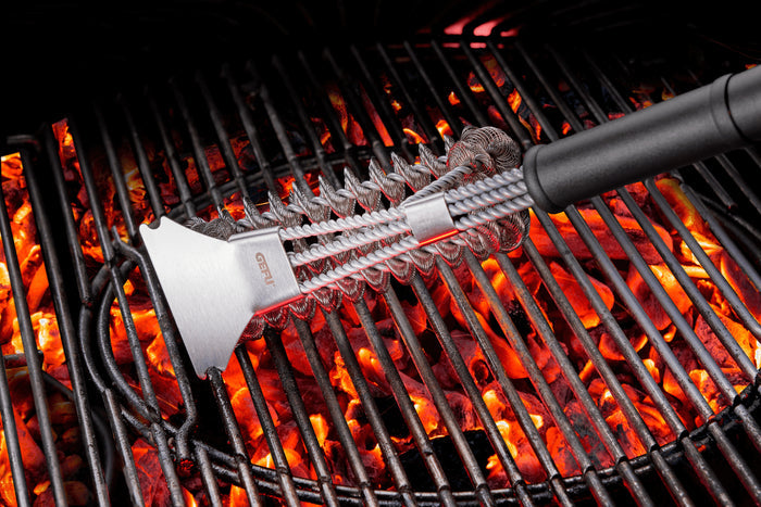 Brosse à gril BBQ Gefu sans poils en fils d'acier