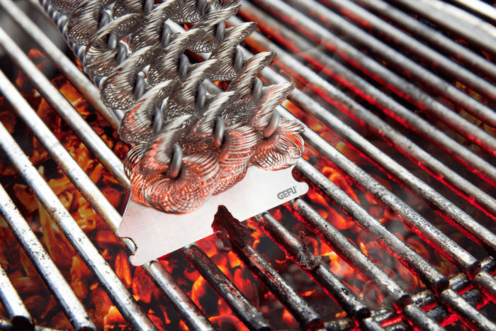 Brosse à gril BBQ Gefu sans poils en fils d'acier