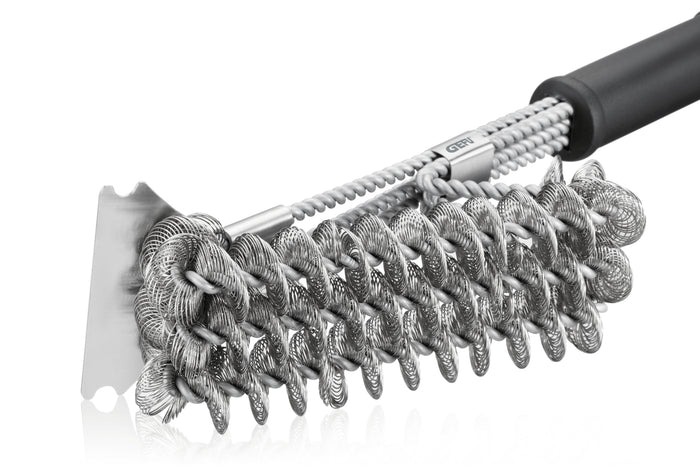 Brosse à gril BBQ Gefu sans poils en fils d'acier