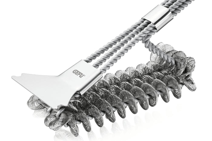 Brosse à gril BBQ Gefu sans poils en fils d'acier