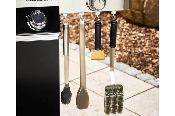 Brosse de nettoyage Rösle Slide X 47cm pour barbecue à tête interchangeable