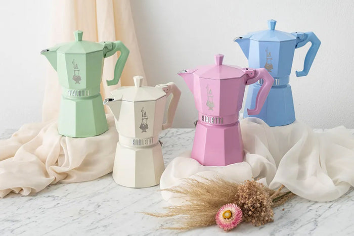 Cafetière italienne Bialetti Moka Exclusive crème