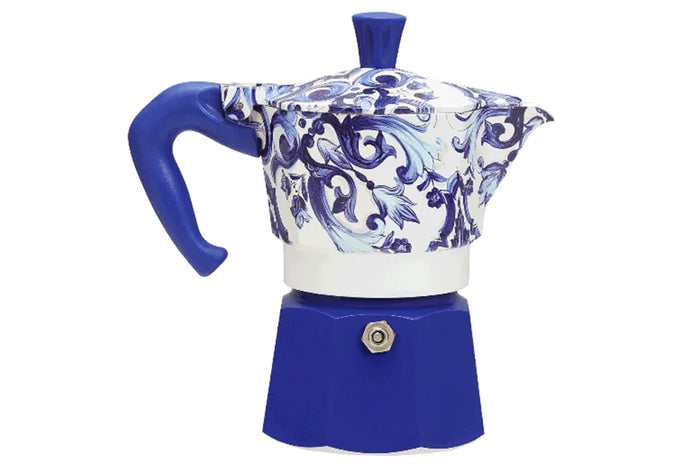 Cafetière italienne Bialetti Moka Exclusive Dolce & Gabbana Blu Mediterraneo - 3