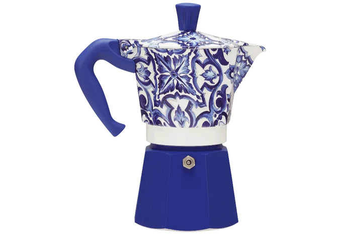 Cafetière italienne Bialetti Moka Exclusive Dolce & Gabbana Blu Mediterraneo - 6