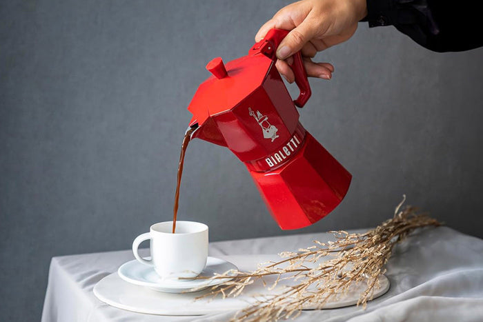 Cafetière italienne Bialetti Moka Exclusive rouge - 3